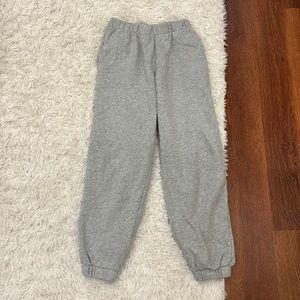Brandy Melville Grey Rosa Sweatpants